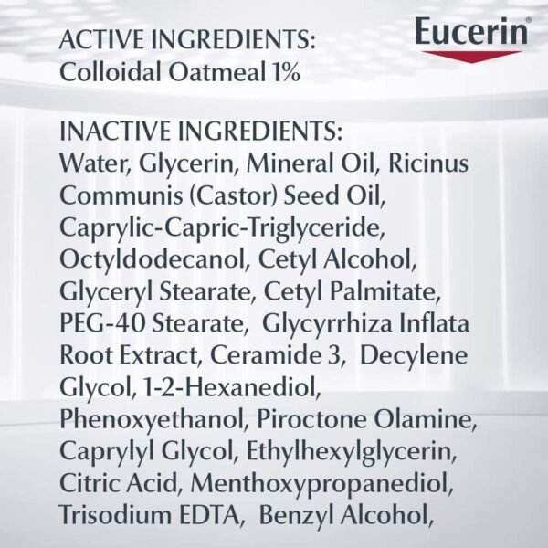 Eucerin Baby Eczema Relief Body Cream, Steroid & Fragrance Free for 3+ Months of Age, 5 oz. Tube