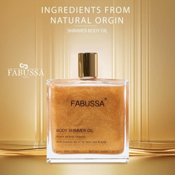 Body Shimmer Oil | Hydrating & Illuminating Highlighter for Face, Body & Hair 3.38 Fl Oz