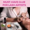 71PjwXkdbSL._SL1500_.jpg Lady Black Eyelash Extension Glue 5ml 3-4s Drying Time 5-6 Weeks Retention Sky Black Adhesive Waterproof Eyelash Glue for Lash Extensions Professional Lash Supplies (PROFESSIONAL USE ONLY)