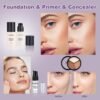 71Q0HPveh8L._SL1500_.jpg Women Full Kit Make up Kit Makeup Sets Women Includes Eyeshadow Palette Lip Gloss Liquid Lipstick Make up Sponge Brushes Eyebrow Concealer With Makeup Bag