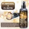 5% Minoxidil for Men, 100ml x 2 Pack Minoxidil for Women Hair Growth, Minoxidil Spray Hair Growth Products Kit, Hair Growth Serum with Biotin, Hair Regrowth Treatment for Light and no Greasy