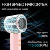 Hair Dryer Brush 5 in 1, JAOSOP Hair Styler, 110,000 RPM High-Speed Negative Ionic Hair Dryer Fast Drying, Professional Multi Blow Dryer Brush for Curling Volumizing Straightening Styling