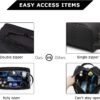 71QbYQbDL-L._AC_SL1500_.jpg BAGSMART Toiletry Bag for Men, Travel Toiletry Organizer Dopp Kit Water-resistant Shaving Bag for Toiletries Accessories, Door Room Essentials, Black-medium