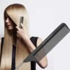 71Qdoi-MtL._SL1500_.jpg Professional 8.8 Inch Tail Comb - Black Carbon Fiber And Stainless Steel Pintail - Anti Static And Heat Resistant Teasing Lightweight Comb For All Hair Types