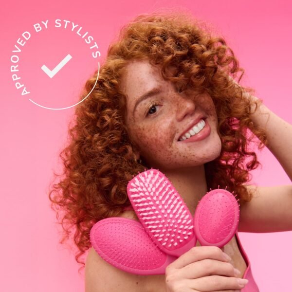 71QplEgF5ZL._SL1500_.jpg Wet Brush Paddle Detangler Hair Brush, Elemental Blue, Ultra-Soft IntelliFlex Bristles with AquaVent Design, Great For Treatment & Mask Application, Women, Men, Wet, Dry and Damaged Hair