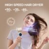 Air Styler Hair Dryer Brush - 6 in 1 Hair Styler Ionic Auto Wrap Hot Air Curler Blow Dryer Brush, 38m/s High Speed Blowout Airflow Hair Dryer Multi Styler Fast Drying Styling for Curly/Straight Hair