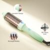 71QzKmPhZ3L._AC_SL1500_.jpg K&K Pro Thermal Brush, 1 1/2 Inch Ionic Heated Round Brush for Blowout Look, Tourmaline Ceramic Hot Bristle Get Natural Curls, Creates Salon-Quality Blowouts, Dual Voltage for Travel