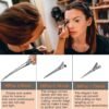 71R3CVfCNGS._SL1500_.jpg 60Pcs Metal Styling Duck Billed Hair Clips, Silver Alligator Roller Clips for Women's Long Hair Styling Sectioning and Pin Curls, Bow DIY, with Case