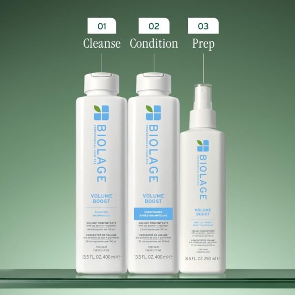 Biolage Volume Boost Conditioner - Weightless Moisture, Shine & Volume, For Fine Hair, Soy Protein & Polymers, Vegan & Paraben-Free