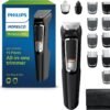 Philips Norelco Multigroom 3000 Series, All-in-One Trimmer, Beard Trimmer and Hair Clipper, 15-Piece Men's Grooming Kit for Head, Beard, Face, Nose, Ears, No Blade Oil Needed, Soft Pouch, MG3770/40