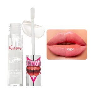 71RbGmYt4L._SL1500_.jpg Ruby Kisses Plumping Lip Gloss – Hydrating, Voluminous, High-Shine, Cruelty-Free Lip Plumper, Smoothing, Instinct Lip Maximizer, 4 Colors, 0.15 FL oz. (CLEAR)