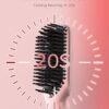 MEGAWISE Pro Ceramic Ionic Hair Straightener Brush for Home Salon | MCH Fast 20s Heating Tech with Auto-Off Safety | Anti-Scald with Universal Dual Voltage | Rotatable Power Cord
