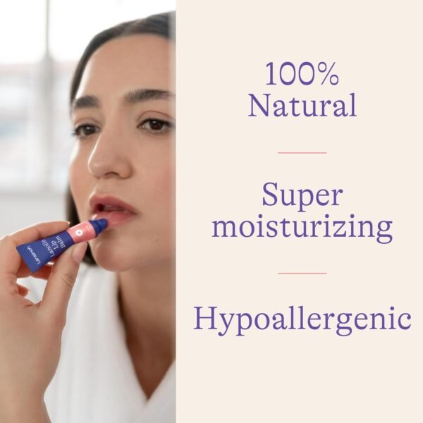 Lansinoh Lanolin Lip Balm, 4 Pack, 0.25 oz Each, Ultra-Moisturizing Lip Care with Natural Lanolin for Dry, Chapped Lips