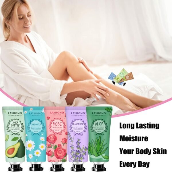 20 Pack Mini Body Lotion Gift Bulk for Dry Skin,Travel Size Small Body Cream With Shea Butter Natural Fragrance Moisturizing Body Lotion for Women Men,Gift Sets for Birthday Christmas Thank You Gift