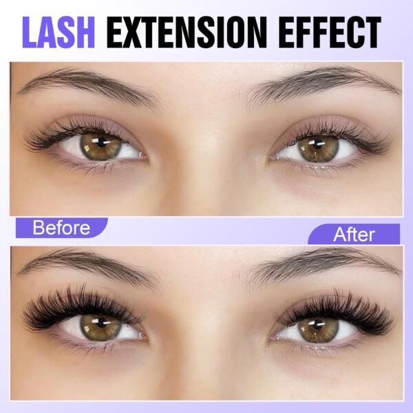 71SQ2W2PH9L._SL1500_.jpg Pawotence Lash Clusters 40D 280pcs Cluster Eyelash Extensions 9-16mm Mix Eyelash Clusters Lash Extension Individual Lashes for Self Application (40D, 0.07D, 9-16mm)