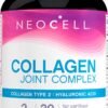 NeoCell Joint Complex With Collagen Type 2 and Hyaluronic Acid, Plus Glucosamine and Chondroitin, Joint Health Supplement, Capsule, 120 Count, 1 Bottle