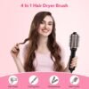 71SUaIW1KPL._AC_SL1500_.jpg Nimmu Hair Dryer Brush Blow Dryer Brush in One, 4 in 1 Hair Dryer and Styler Volumizer for Drying Straightening Curling Volumizing Hair, Upgraded Hot Air Brush with 2.4” Oval Barrel, Black Gold