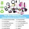Tepsmigo Pretend Makeup Kit for Girls, Kids Pretend Play Makeup Set - with Cosmetic Bag for Birthday Christmas, Toy Makeup Set for Toddler, Little Girls Age 3+(Not Real Makeup)