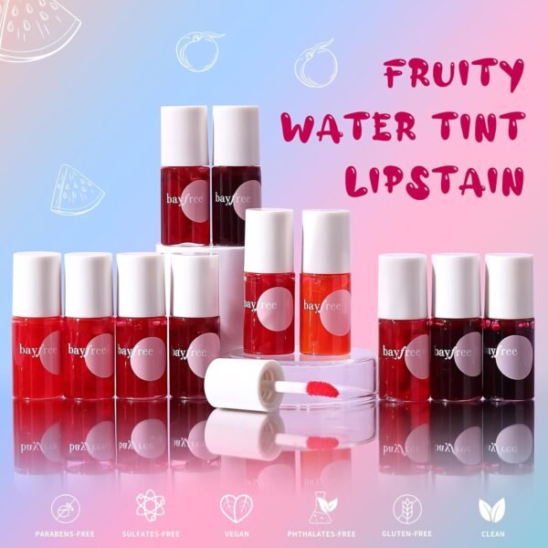 71Sgso6VIAL._SL1500_.jpg Lip Tint Stain, Long Lasting Korean Lip Stain Set, Non-sticky Waterproof Lightweight Lip and Cheek Tint, Moisturizing High Pigment Water Tint, Matte Finish Lip Tint