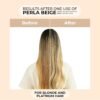 naissant Perla Beige Hair Purple Toning Mask | Eliminates Brassiness | Neutralizes Yellow & Orange Tones | Paraben, Ammonia & Sulfate Free | Pro-Vitamin B5, Olive Oil & Honey (Perla Beige) 10.1 Fl Oz