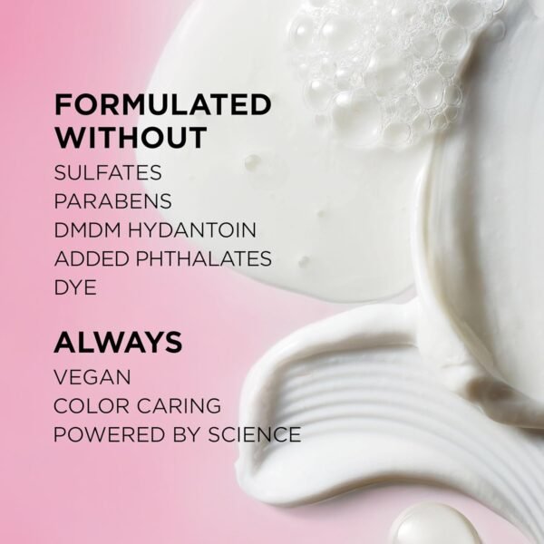 L'Oreal Paris Bonding Conditioner for Color Treated Hair, Strengthen and Repairs Weak Hair Bonds, Sulfate Free & Vegan Hair Care, EverPure, 6.8 Fl Oz