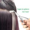 71T-Jne6QUL._AC_SL1500_.jpg Tape in Hair Extension Tools Kit, Professional Flat Surface Stainless Steel Tape in Hair Extensions Sealing Clamp Plier,Tape Remover Scraper Tool,Hair Clips, Hair Extensions Styling Tools-Silvery