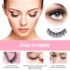 71TCC3P1ptL._SL1500_.jpg False Eyelashes Cat Eye Lashes Faux Mink Lashes Natural Look Fluffy Wispy Lashes That Look Like Extensions Pestañas Postizas D Curl Lash Strips Short Fox Eye Lashes 7 Pairs Pack