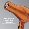 71TCm94QpGL._AC_SL1500_.jpg INFINITIPRO by CONAIR Hair Dryer with Diffuser | Salon Performance AC Motor Blow Dryer | Includes Diffuser, Concentrator and Bonus Blow-Out Brush | Orange | Packaging May Vary