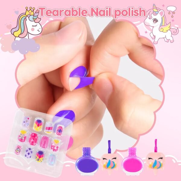 Kids Makeup Kit for Girl, Washable Kids Makeup Toy Kit, Real Makeup for Kid Little Girls, Birthday Gifts for 3-12 Year Old Girls