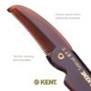 71ToFOcj9yL._SL1500_.jpg Kent 87T Handmade Folding Pocket Comb for Men, Fine Tooth Hair Comb Straightener for Everyday Grooming Styling Hair, Beard or Mustache, Use Dry or with Balms, Saw Cut Hand Polished, Made in England