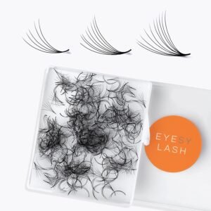 500 Promade Fans - 5D 0.07 Size 11mm Curl CC - Volume Premade Lash Fans for Eyelash Extensions Middle Stem Handmade Loose Pre Made Eyelash Fluffy Soft Pointy Base