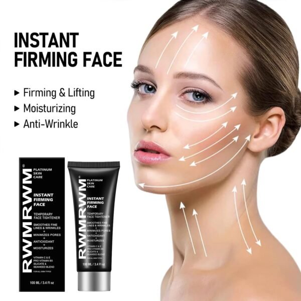 71U53N0FKmL._SL1500_.jpg Face Tightener – Firms & Smooths the Look of Fine Lines & Wrinkles – Daily Moisturizer for Women & Men – 100ml (3.4 fl.oz)