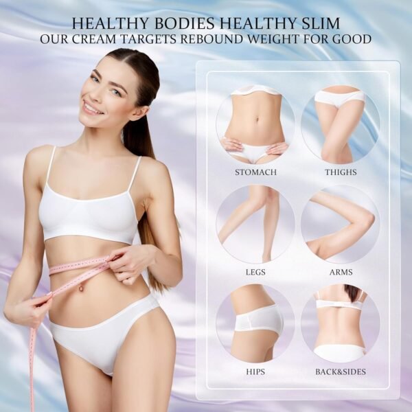 71U5n4AAmaL._SL1500_.jpg B Flat Belly Firming Cream - Moisturizing, Firming for Stomach, Thighs, Body Lotion for Women and Men 4.2 Fl Oz