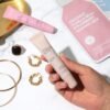 71UYFMGLEeL._SL1500_.jpg ESW Beauty Vanilla Almond Butter Lip Treatment - Light Caramel Brown Tint with Shea Butter, Vitamin E, Vanilla & Almond for Enhanced Protection & Skin Barrier Support