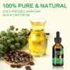 71UZR6AeLkL._SL1500_.jpg Jamaican Black Castor 100% Pure Castor Oil Cold Pressed Unrefined Glass Bottle, Castor Oil for Face Hair Growth Eyelashes Eyebrow Growth Serum Hair Treatment Oils Castor oul 2FLOZ