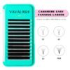 71Ua2CN0sJL._SL1500_.jpg VAVALASH Cashmere Easy Fan Lashes 0.03 0.05 0.07 C/CC/D/DD Volume Lash Extensions 8MM-20MM Matte Black Self Fanning Eyelash Extensiones, Professional Supplies for Lash Artists (D-0.05,8-15mm)