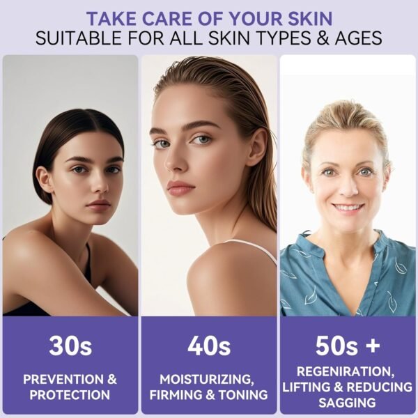 71Ui2Q7Dx9L._SL1500_.jpg Face Moisturizer Retinol Cream, Neck Collagen Cream for Tightening Skin, Anti Aging Day & Night Deep Facial Moisturizer for Women & Men, Tighten and Lift Wrinkle