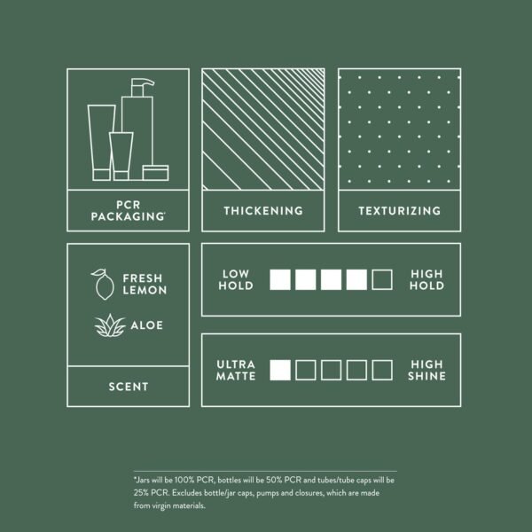 MITCH by Paul Mitchell Matterial Finishing Clay for Men, High Hold, Ultra-Matte Finish, For All Hair Types, 3 oz.