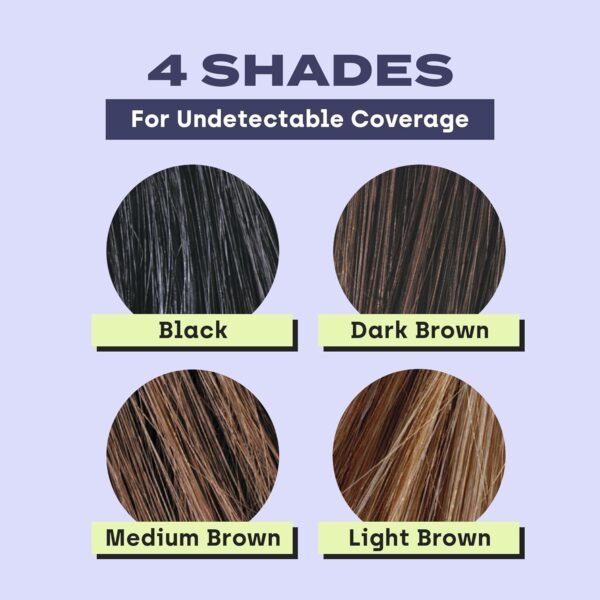 Toppik Colored Hair Thickener, Temporary Hair Color Spray for Root Touchup with Hair Thickening Fibers, 5.1 oz