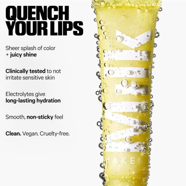 71UzgcbJe-L._SL1500_.jpg Milk Makeup Balmade Electrolyte Lip Balm – Hydrating, Sheer Gloss Nourishes + Replenishes Moisture – Clean, Vegan Formula with High-Shine Finish