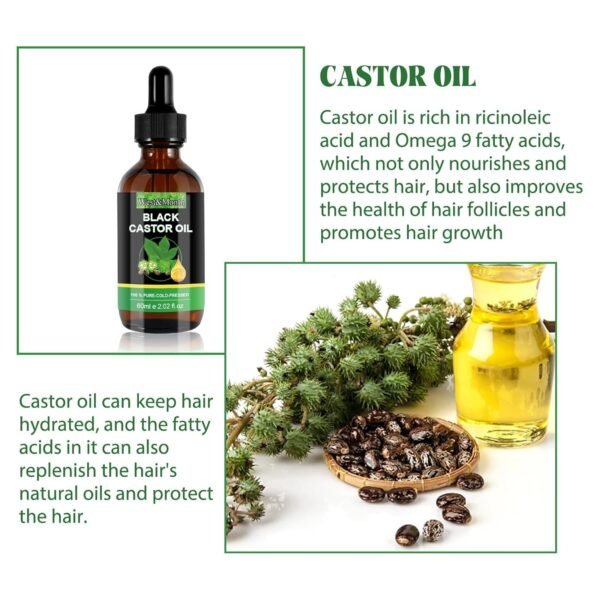 71V0EHAYssL._SL1500_.jpg Jamaican Black Castor Oil - 100% Pure Organic Cold Pressed for Hair Growth, Eyelash/Eyebrow Serum, Scalp and Nail Care, Glass Bottle (2.02 Fl Oz) (small, castor)