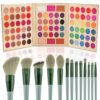 71V8J7ML9-L._SL1500_.jpg 86 Colors Highly Pigmented Eyeshadow Palette with 13 pcs Makeup Brushes Set, Includes Matte Shimmer Long Lasting Waterproof Contour Blush Powder Highlighter,Makeup Gift Set for Women.