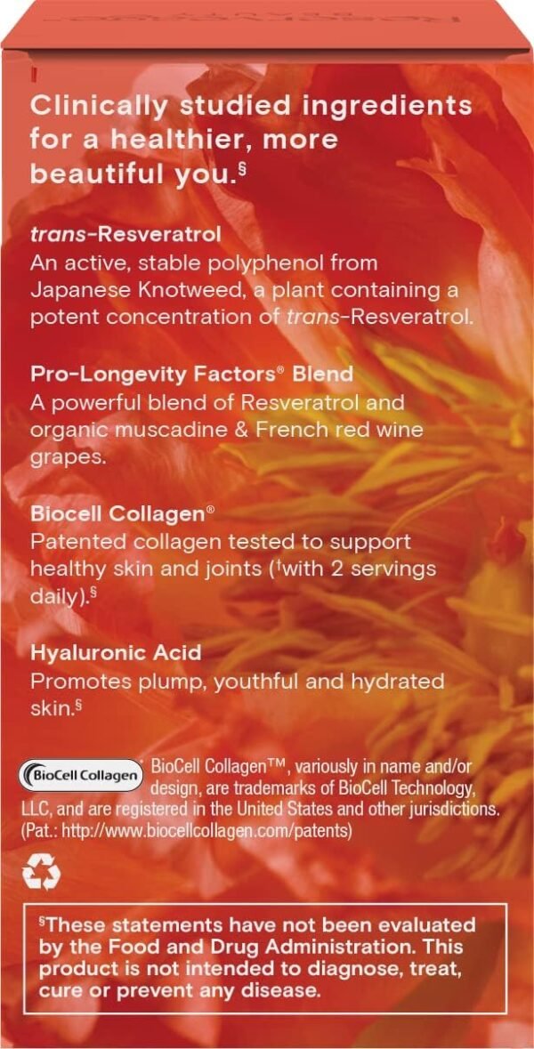 Reserveage Beauty, Collagen Booster, Collagen Supplement for Skin Care and Joint Health, Supports Healthy Collagen Production for Men & Women, 60 Capsules (30 Servings)