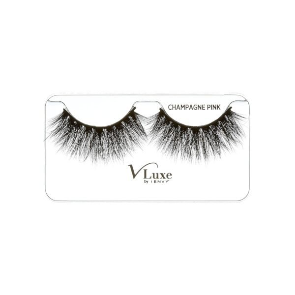71VI3PwWNsL._SL1500_.jpg i•ENVY False Eyelashes Real Mink Lashes Dramatic Long Eyelashes (Champagne Pink)