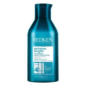 Redken Extreme Length Conditioner For Damaged Hair - Fortifies, Strengthens and Conditions Hair, Infused With Biotin & Castor Oil For Hair Growth
