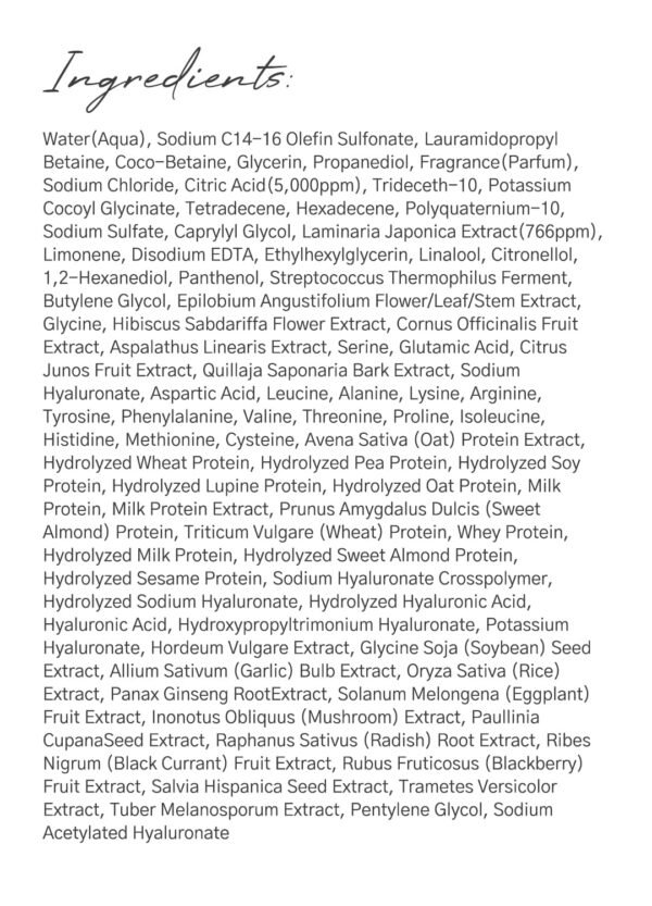 Laminaria Shampoo with Organic Ingredient, Korean Clarifying Shampoo, Hydrating for Dry Hair, Strengthening for Weak Hair, Sulfate & Paraben-Free, for Women & Men,16.9 FL. OZ, Pine Eucalyptus