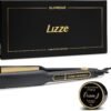 71Vh7unK3aL._AC_SL1500_.jpg Professional Flat Iron Hair Straightener Plancha De Cabello Professional - Titanium Hair Iron Straightens Frizzy Hair Curls - Sleek Salon Hair Styling Tool - Lizze Supreme 1.5" Pro Straightening Iron