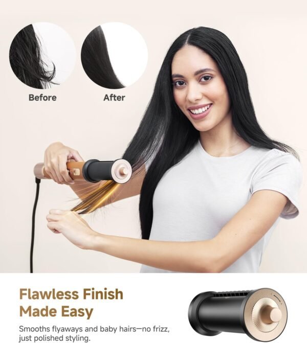 71Vr0fHQBXL._AC_SL1500_.jpg DREAME AirStyle Pro 7-in-1 Hair Styler & High Speed Dryer | Magnetic Attachments for Curling, Smoothing, Volumizing | Fast Drying, Frizz Control, Cool Shot | Luxury Leather Package
