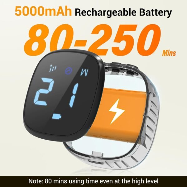 Comfytemp 5000mAh Cordless Red Light Therapy Glove for Hand, 360° Dual-Sided 100 LEDs Near Infrared Wrap with Auto-Off Timer, 13W Rechargeable Pad for Wrist Finger Palm Joint Pain Relief, 660nm&850nm