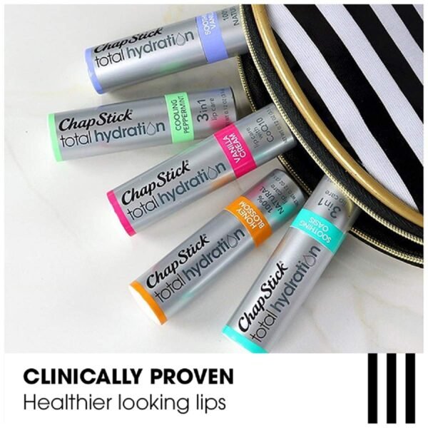 71Vw8-AEPfL._SL1200_.jpg ChapStick Total Hydration Vanilla Cream Moisturizing Lip Balm and Fresh Peppermint Conditioning Lip Scrub Beauty Pack, Lip Care - 0.12 Oz Lip Balm Tube, 0.27 Oz Lip Scrub